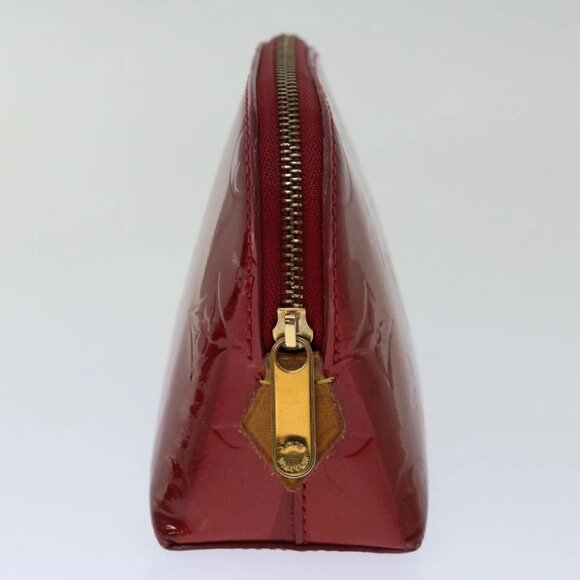 LOUIS VUITTON Vernis Rayure Pochette Cosmetic Pomme D'amour - Picture 5 of 15
